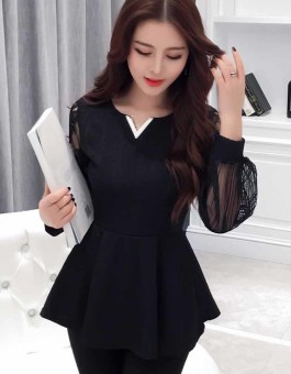  BAJU  ATASAN HITAM BROKAT  CANTIK  2021 Jual Model 